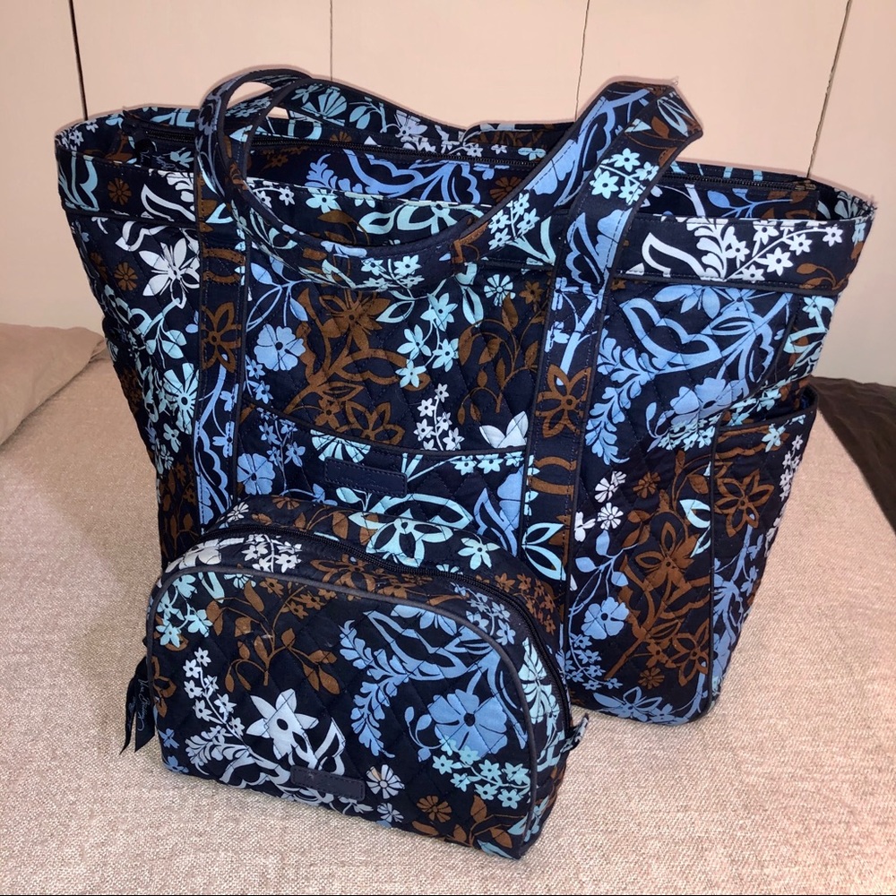 VERA BRADLEY|WEEKENDER TOTE WITH MAKEUP BAG|NS